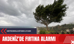 Meteoroloji'den uyarı: Akdeniz'de fırtına alarmı