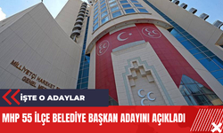 MHP 55 ilçe belediye başkan adayını açıkladı