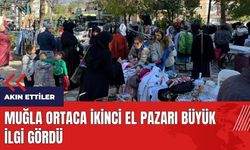 Muğla Ortaca ikinci el pazarı büyük ilgi gördü