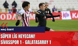Sivasspor 1 Galatasaray 1 Anlık Maç Anlatım! Sivasspor - Galatasaray Maç Özeti