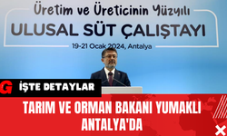 Tarım ve Orman Bakanı İbrahim Yumaklı Antalya'da