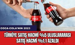 Coca-Cola'nın 2023 Türkiye satış hacmi %5 Uluslararası satış hacmi %1.1 azaldı