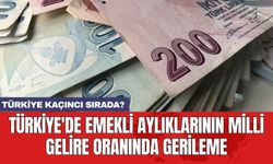 Türkiye'de emekli aylıklarının milli gelire oranında gerileme