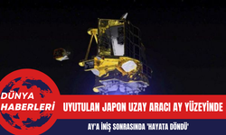 Uyutulan Japon Uzay Aracı Ay Yüzeyinde: Ay'a İniş Sonrasında 'Hayata Döndü'