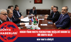 Hakan Fidan Rusya Federasyonu Dışişleri Bakanı Sergey Lavrov ile New York'ta Görüştü