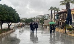 Marmaris'te şiddetli sağanak yağış devam ediyor