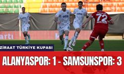Ziraat Türkiye Kupası: Alanyaspor: 1 - Samsunspor: 3
