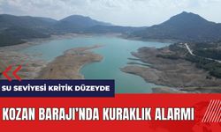 Adana Kozan Barajı'nda kuraklık alarmı