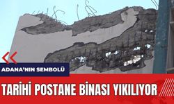 Adana'da 75 yıllık tarihi Postane binası yıkılıyor