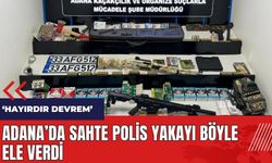 Adana'da sahte polis yakayı böyle ele verdi