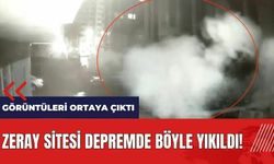 Adana'daki Zeray Sitesi depremde böyle yıkıldı!