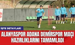 Alanyaspor Adana Demirspor maçı hazırlıklarını tamamladı