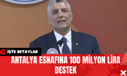 Antalya Esnafına 100 Milyon Lira Destek
