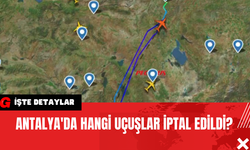 Antalya'da Hangi Uçuşlar İptal Edildi?
