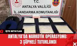 Antalya’da Narkotik Operasyonu: 3 Şüpheli Tutuklandı