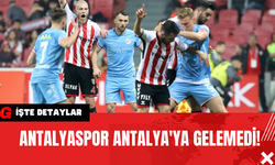 Antalyaspor Antalya'ya Gelemedi!