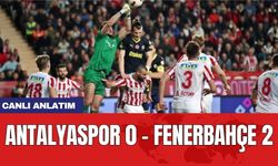 Antalyaspor 0 Fenerbahçe 2 - Anlık Maç Anlatımı
