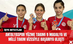 Antalyaspor Yüzme Takımı 9 Madalya ve Milli Takım Vizesiyle Başarıya Ulaştı