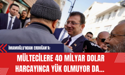 İmamoğlu'ndan Erdoğan'a: Mültecilere 40 milyar dolar harcayınca yük olmuyor da...