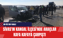 Sivas'ın Kangal İlçesi'nde Araçlar Kafa Kafaya Çarpıştı: Bir Ölü Bir Yaralı!