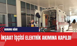 İnşaat İşçisi Elektrik Akımına Kapıldı: Durumu Ağır!
