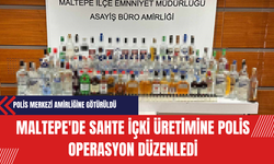 Maltepe'de Sahte İçki Üretimine Polis Operasyon Düzenledi