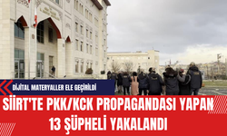 Siirt'te P*K/K*K Propagandası Yapan 13 Şüpheli Yakalandı