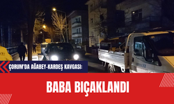 Çorum'da Ağabey-Kardeş Kavgası: Baba Bıçaklandı ve Yaralandı