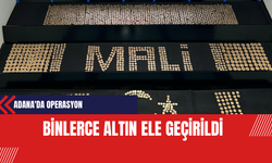 Adana'da Operasyonu: Binlerce Altın Ele Geçirildi