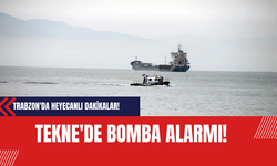Trabzon'da Korku Dolu Dakikalar! Tekne'de Bomba Alarmı!