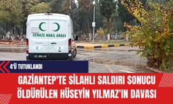 Gaziantep'te Silahlı Saldırı Sonucu Öldürülen Hüseyin Yılmaz'ın Şüphelilerinden 4'ü Tutuklandı
