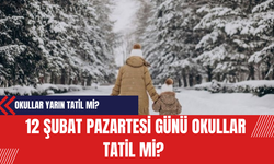 İstanbul'da Okullar Yarın Tatil mi? 12 Şubat Pazartesi Günü Okullar Tatil mi?