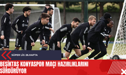 Beşiktaş Konyaspor maçı hazırlıklarını sürdürüyor