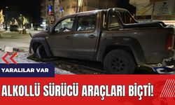 Burdur'da alkollü sürücü araçları biçti!
