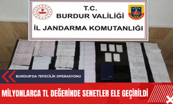 Burdur'da tefecilik operasyonu: Milyonlarca TL değerinde senetler ele geçirildi