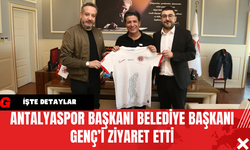 Antalyaspor Başkanı Belediye Başkanı Genç’i Ziyaret Etti