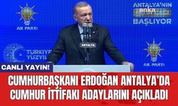 Canlı Yayın! Cumhurbaşkanı Erdoğan Antalya’da Cumhur İttifakı Adaylarını Açıkladı