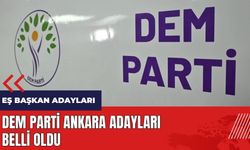 DEM Parti Ankara eş başkan adayları belli oldu
