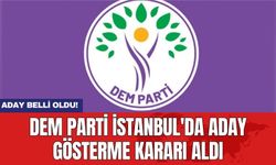 DEM Parti İstanbul'da aday gösterme kararı aldı