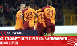 Galatasaray Türkiye Kupası'nda Bandırmaspor'u konuk ediyor