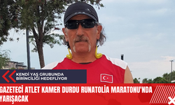 Gazeteci atlet Kamer Durdu Runatolia Maratonu'nda yarışacak