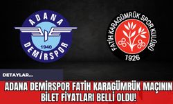 Adana Demirspor Fatih Karagümrük Maçının Bilet Fiyatları Belli Oldu