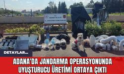 Adana'da Jandarma Operasyonunda Uy*şturucu Üretimi Ortaya Çıktı