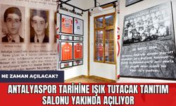 Antalyaspor Tarihine Işık Tutacak Tanıtım Salonu Yakında Açılıyor!
