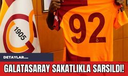 Galatasaray Sakatlıkla Sarsıldı!