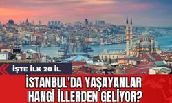 İstanbul'da Yaşayanlar Hangi İllerden Geliyor? İşte İlk 20 İl
