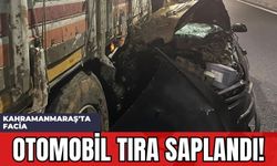 Kahramanmaraş'ta Facia Otomobil Tıra Saplandı!