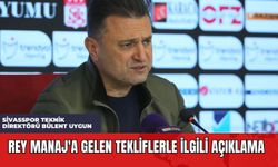 Sivasspor Teknik Direktörü Bülent Uygun: Rey Manaj'a Gelen Tekliflerle İlgili Açıklama
