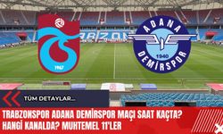 Trabzonspor Adana Demirspor Maçı Saat Kaçta? Hangi Kanalda? Muhtemel 11'ler