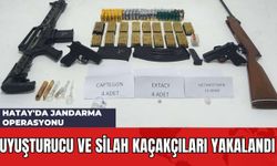 Hatay'da Jandarma Operasyonu: Uy*şturucu ve Silah Kaçakçıları Yakalandı